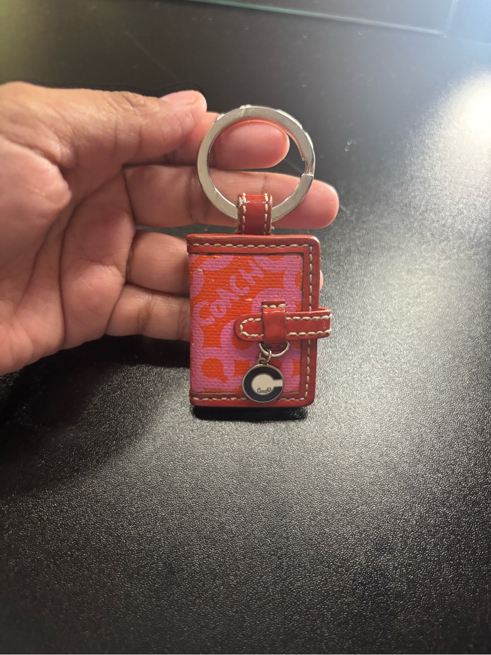 Coach Photo Keychain